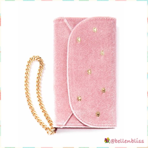 Sonix Accessories - Embellished Velvet iPhone X Wristlet by Sonic